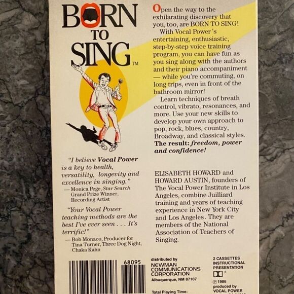 Born To Sing Free Your Voice. 2 cassettes New - Picture 2 of 2
